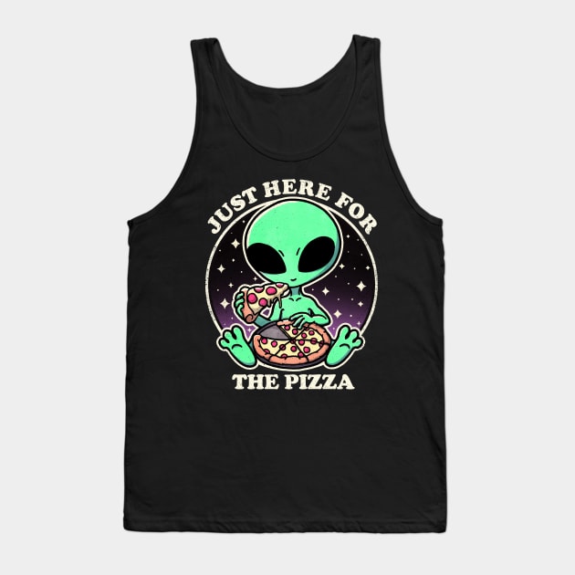 Aliens loves pizza Tank Top by FanFreak